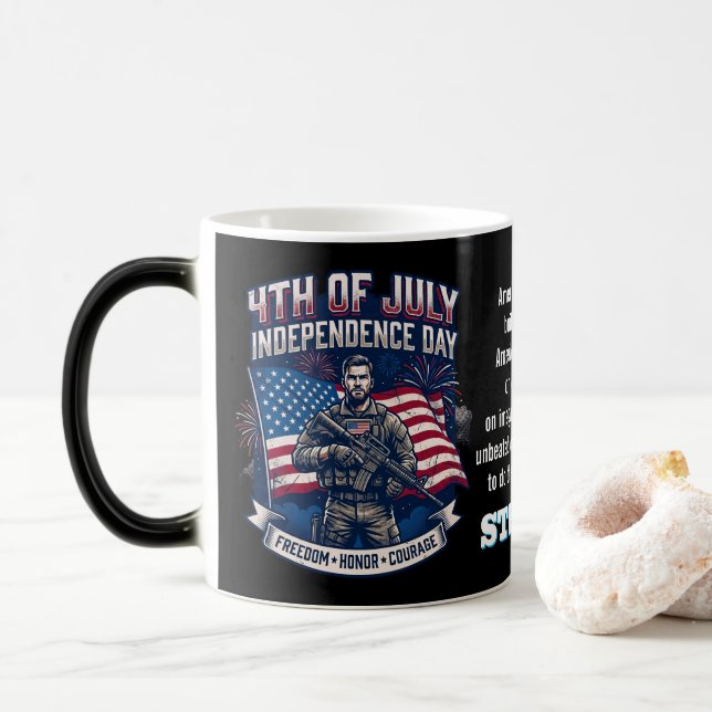 Mug Magic 4 juillet  (Avec donut)