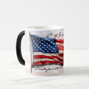 Mug Magic 4 juillet – Célébrez avec le drapeau américain