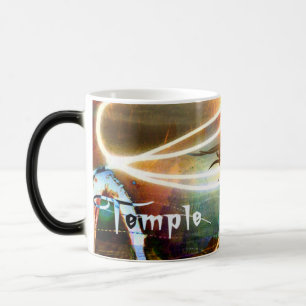 Mug Magic 5ème Noir du feu Mug2 de dimension/Morphing
