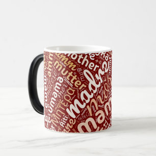 Mug Magic 60 mots pour 'Mère' dans différentes langues