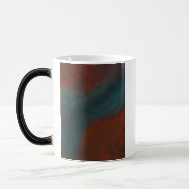 Mug Magic Abstrait 1 : rouges et bleus (Gauche)