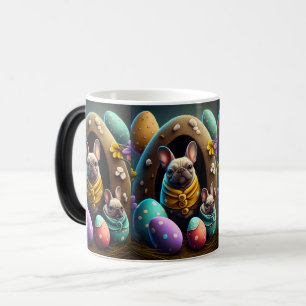 Mug Magic Adorable Pug avec des œufs de Pâques Un thème fest