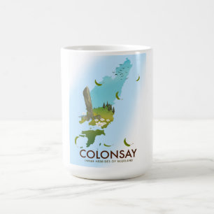 Mug Magic Affiche de voyage Colonsay Inner Hébrides d'Écosse