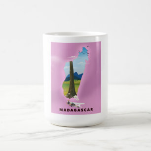Mug Magic Affiche de voyage illustrée de Madagascar