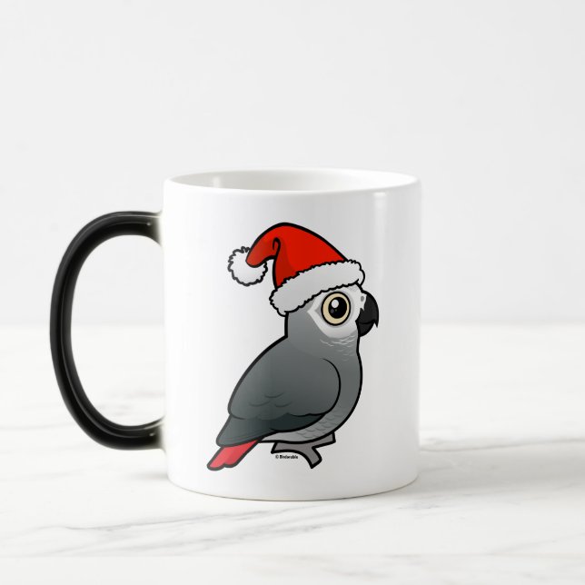 Mug Magic African Grey Père Noël (Gauche)