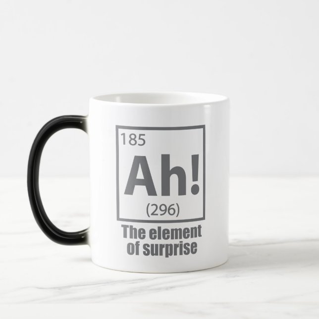 Mug Magic Ah ! L'élément de la plaisanterie de la chimie amu (Gauche)