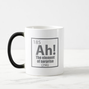Mug Magic Ah ! L'élément de la plaisanterie de la chimie amu