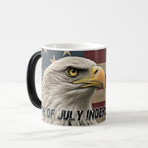 Mug Magic Aigle et drapeau majestueux - Esprit de liberté