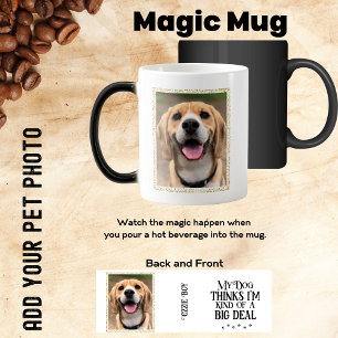 Mug Magic Ajouter votre animal de compagnie photo amusant