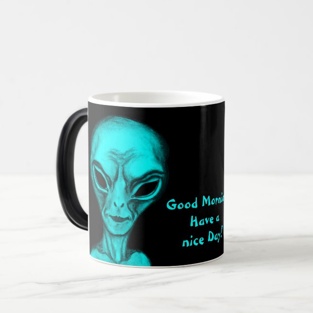 Mug Magic Alien, Bonjour (Devant gauche)