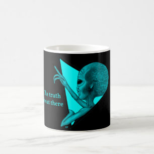 Mug Magic Alien gris, la vérité est là