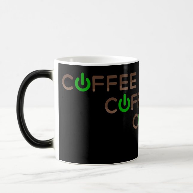 Mug Magic Alimentation café (verte) (Gauche)