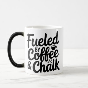 Mug Magic Alimenté par le café et la chaloupe de l'enseignan