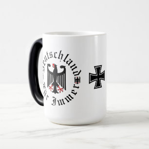 Mug Magic Allemagne/Deutschland Forever/aigle noir/croix de