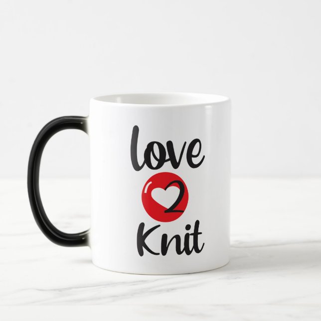 Mug Magic amour 2 Knit (Gauche)