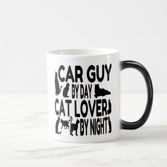 Mug Magic Amoureux des chats Car Guy (Droite)