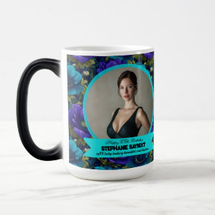 Mug Magic Anémones Cadeau d'anniversaire 70 ans pour sœur