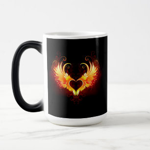 Mug Magic Angel Fire Heart with Wings
