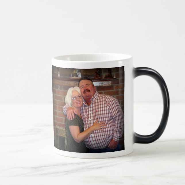 Mug Magic Anniversaire heureux John et Sandra (Droite)