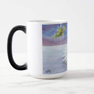 Mug Magic Aquarelle Aquarelle Lots Fleur Eau Reiki