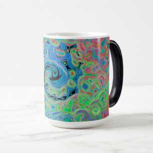 Mug Magic Aquarelle bleu Super Abstrait rétro liquide