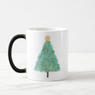 Mug Magic Arbre de Noël de la parties scintillant verte