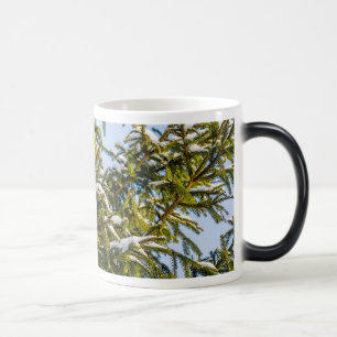 Mug Magic Arbre De Noël Vert En Neige