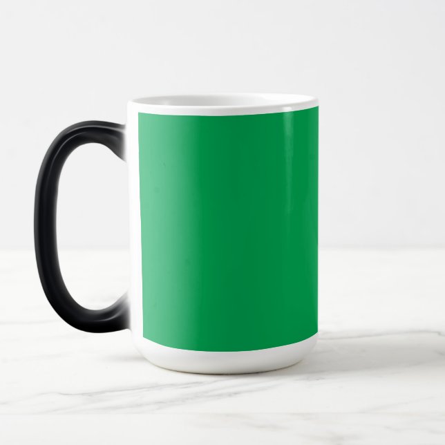 Mug Magic Arrière - plan vert remarquable avec conception de (Gauche)
