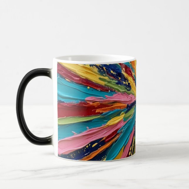 Mug Magic Art abstrait coloré (Gauche)