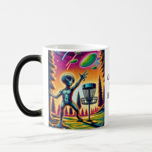 Mug Magic Attrapez la brise | Alien Disk Golf (Gauche)