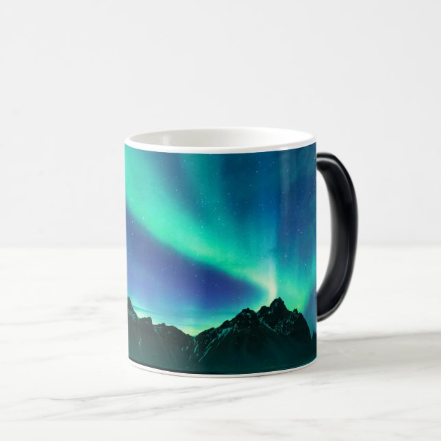 Mug Magic Aurora boréale, aurores boréales (Devant droit)