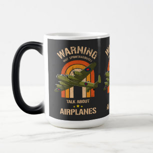 Mug Magic Avertissement Peut Parler Spontanément D'Avions
