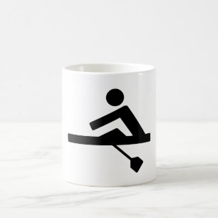 Mug Magic Aviron du pictogramme d'équipage
