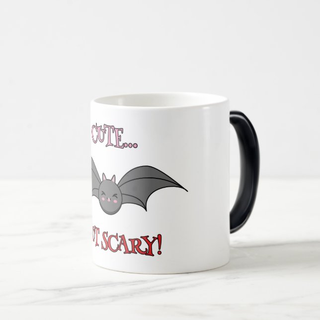 Mug Magic Bat mignonne mais effrayant (Devant droit)