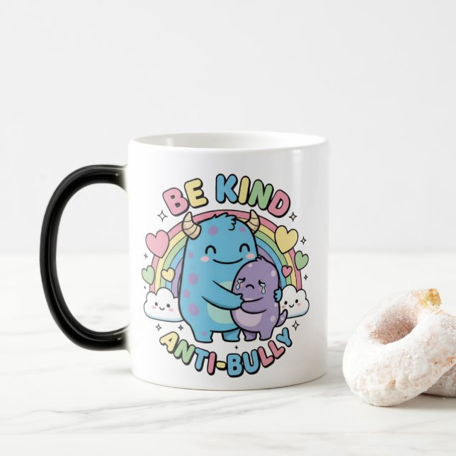 Mug Magic Be Kind Anti Bully  (Avec donut)