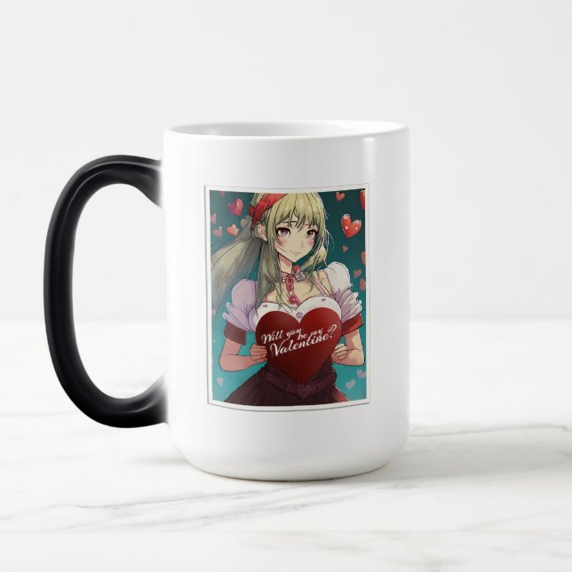 Mug Magic Be My Valentine in Manga Style 33893 (Gauche)
