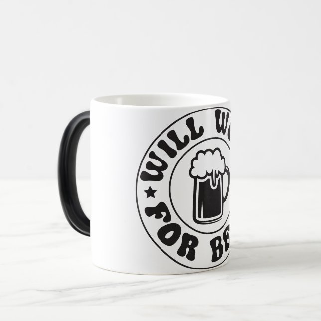 Mug Magic Beer Verwandlungstasse (Vorderseite Links)