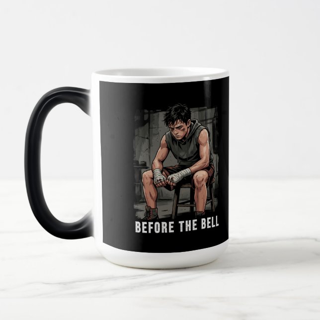 Mug Magic Before The Bell Motivational Boxing Gym Art (Gauche)