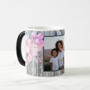 Mug Magic Belle aquarelle rose cerisier fleurs photo