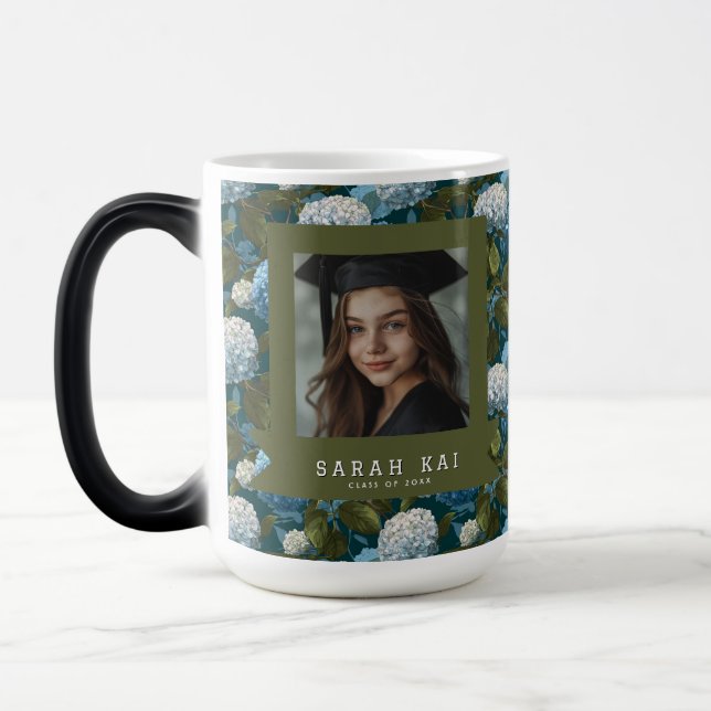 Mug Magic Belle Hydrangea Impression Diplômé (Gauche)
