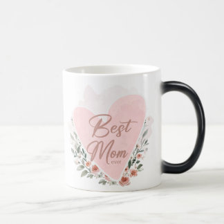 Mug Magic "Best Mom Ever" soft pastel aesthetic coffee
