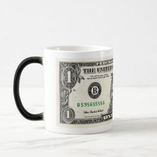 Mug Magic Billet d'un dollar de la fée des dents