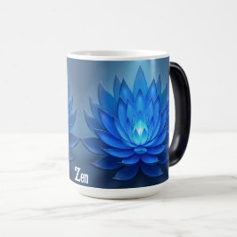 Mug Magic Blue Lotus Flower Spirituel Zen Art