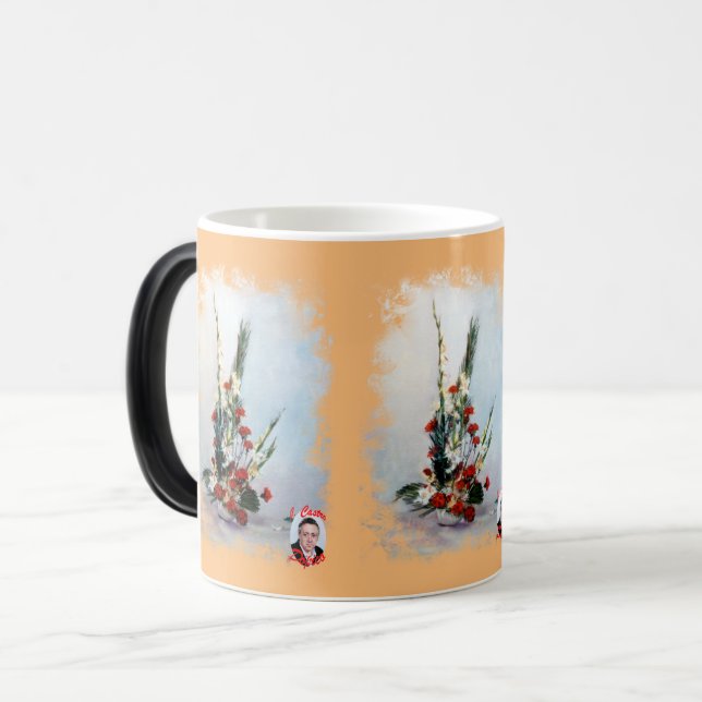 Mug Magic Bodegón de flores (Devant gauche)