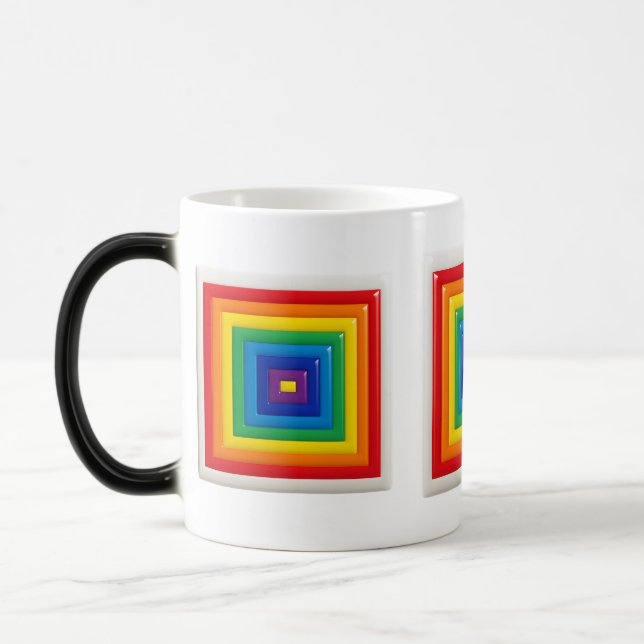 Mug Magic Bold Geometric Color Block  (Gauche)