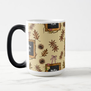 Mug Magic Bonjour automne avec les feuilles d'automne