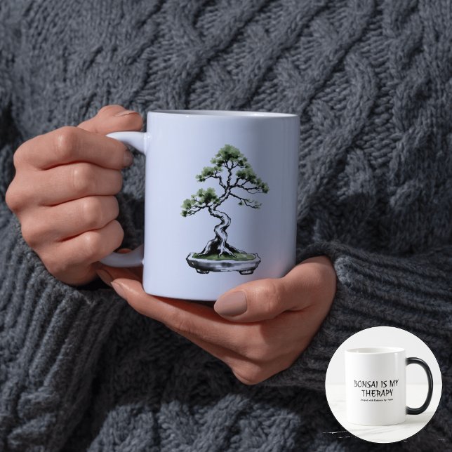 Mug Magic Bonsai is My Therapy funny quote for bonsai lovers (Créateur téléchargé)