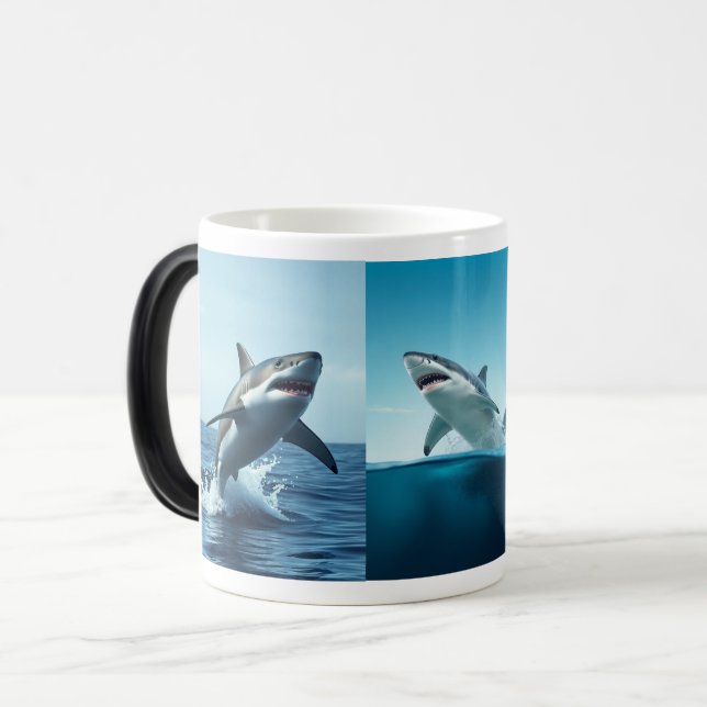Mug Magic Bouchon de requin (Devant gauche)