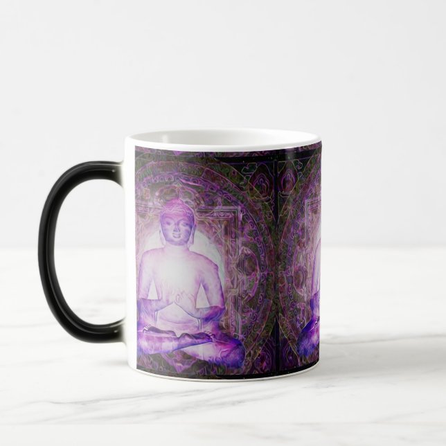 Mug Magic Bouddha méditant heureux (Gauche)