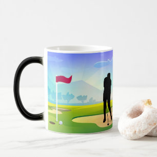 Mug Magic Bouge de café de Golfer
